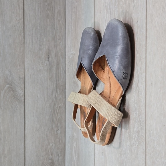 Born Women Chulu Leather Loafer Slip on ballet shoes sz 8M - Picture 2 of 12